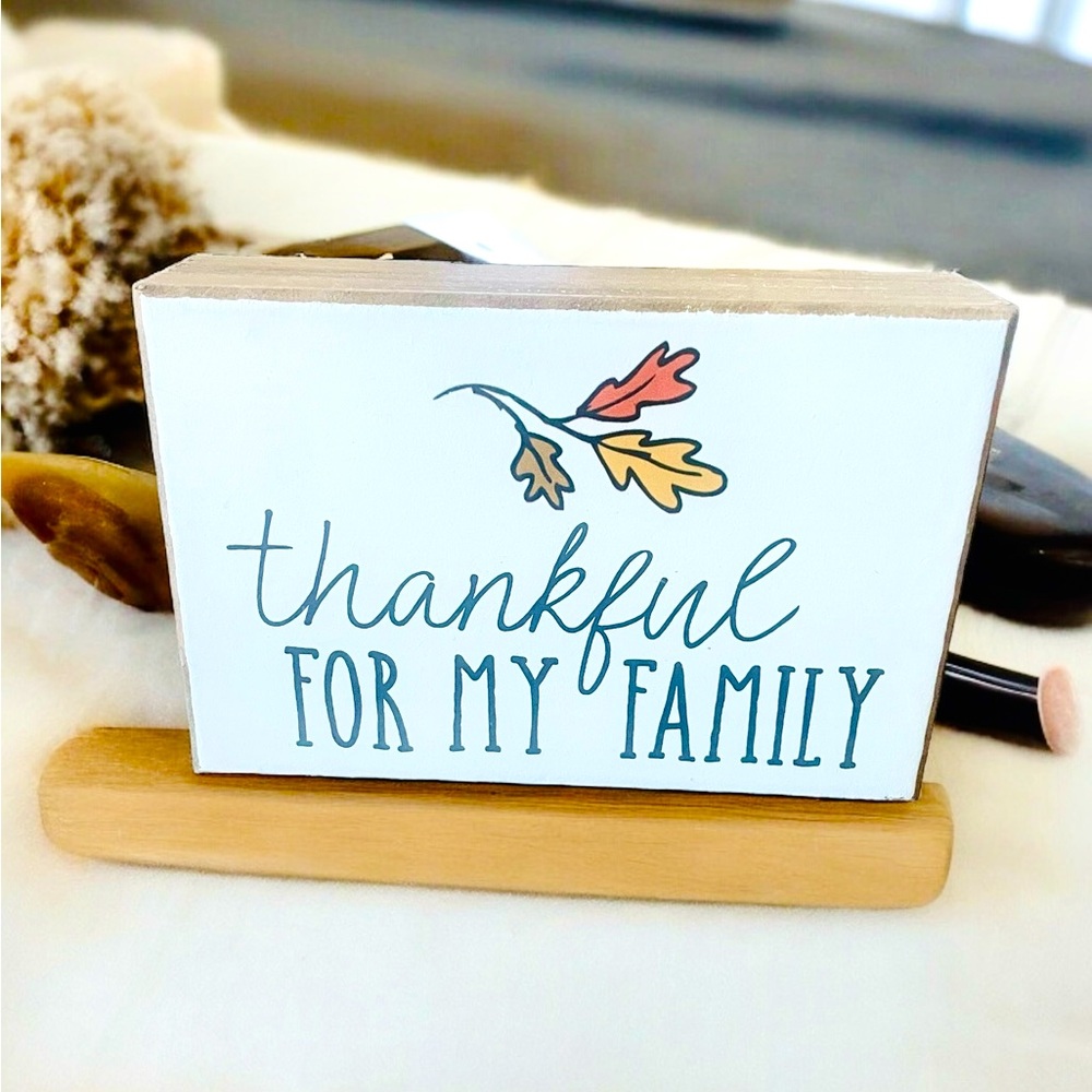 THANKFUL for my Family Home Decor